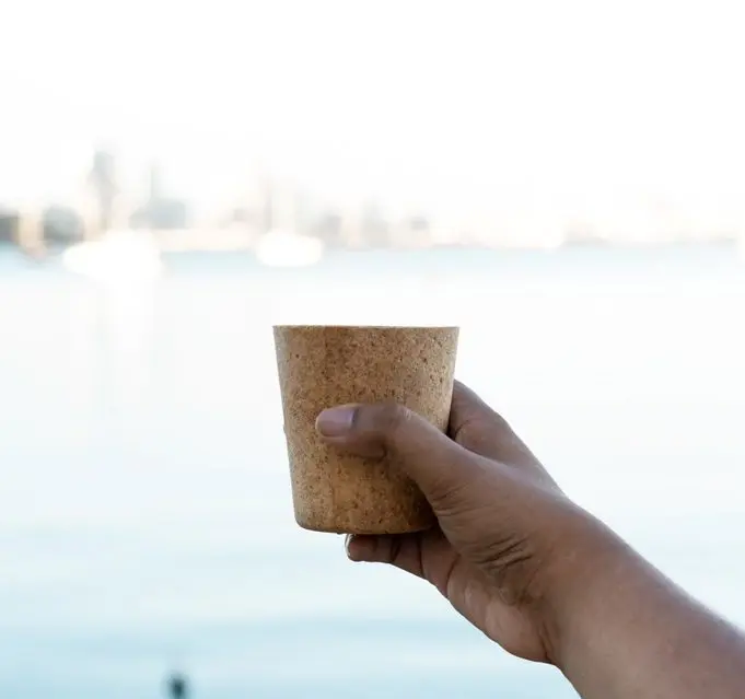 Edible Cup Simply Classic front view — eco-friendly disposable cup Australia